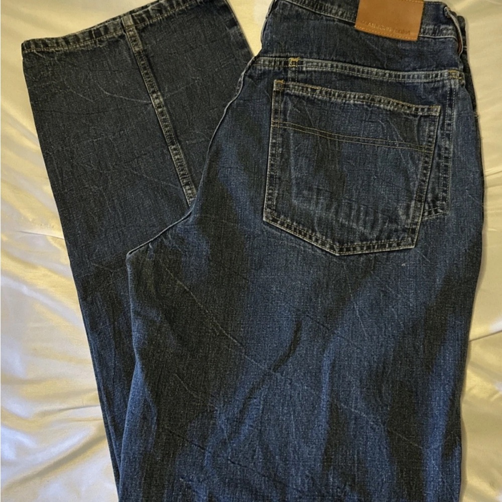 Sean John Denim Jeans Mens 34x34 Blue Baggy Wide Leg Hip Hop Skater